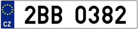 Truck License Plate
